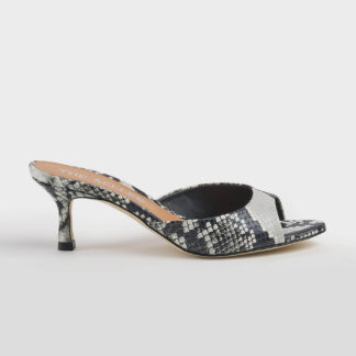 THE SELLER DONNA CALZATURE CIABATTINA PITONE ROCCIA 36, 37-2, 38-2, 39, 40-2 immagine n. 1/5