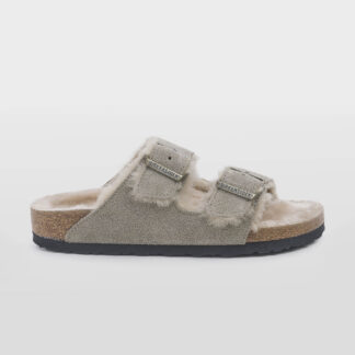 BIRKENSTOCK UNISEX CALZATURE ARIZONA SHEARLING TAUPE 36, 37-2, 38-2 immagine n. 1/5
