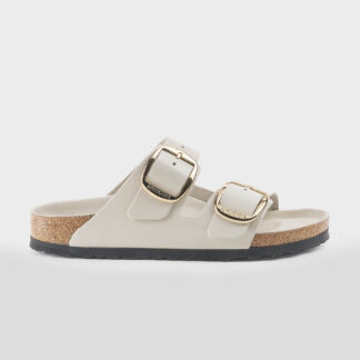 BIRKENSTOCK DONNA CALZATURE ARIZONA BIG BUCKLE SHINE OYSTER 37-2, 38-2, 39, 40-2, 41-2 immagine n. 1/4