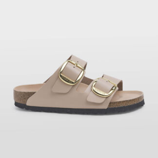 BIRKENSTOCK DONNA CALZATURE ARIZONA BIG BUCKLE NEW BEIGE 35, 36, 37-2, 38-2, 39, 40-2, 41-2 immagine n. 1/5