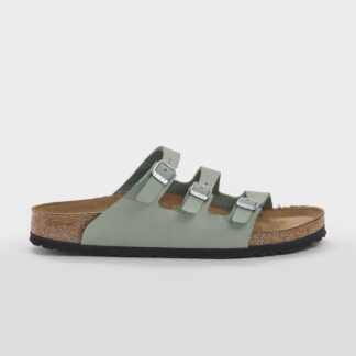 BIRKENSTOCK DONNA CALZATURE CIABATTA FLORIDA 3 FASCE NABUK SALVIA 36, 37-2, 38-2, 39, 40-2, 41-2 immagine n. 1/5