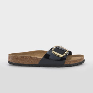 BIRKENSTOCK DONNA CALZATURE MADRID BIG BUCKLE VERNICE NERO 36, 37-2, 38-2, 39, 40-2, 41-2 immagine n. 1/5