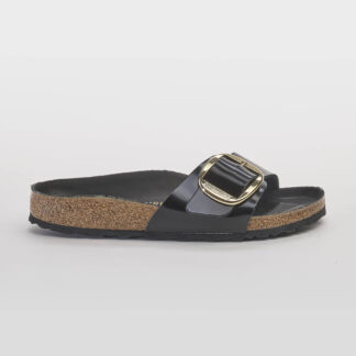 BIRKENSTOCK DONNA CALZATURE MADRID BIG BUCKLE PELLE SPAZZOLATA NERO 36, 39 immagine n. 1/5
