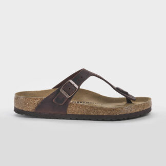 BIRKENSTOCK UNISEX CALZATURE INFRADITO GIZEH PELLE OLIATA HABANA 36, 37-2, 38-2, 39, 40-2, 41-2, 43, 45 immagine n. 1/5