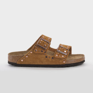 BIRKENSTOCK DONNA CALZATURE ARIZONA CAMOSCIO MINK BORCHIE 36, 37-2, 39, 40-2, 41-2 immagine n. 1/5