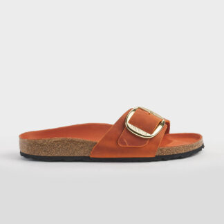 BIRKENSTOCK DONNA CALZATURE MADRID BIG BUCKLE PELLE OLIATA ORANGE 36, 37-2, 39, 40-2, 41-2 immagine n. 1/5