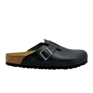 BIRKENSTOCK UNISEX CALZATURE BOSTON OILED LEATHER BLACK 35, 36, 37-2, 38-2, 39, 40-2, 41-2, 42, 43, 44-2, 45, 46 immagine n. 1/4