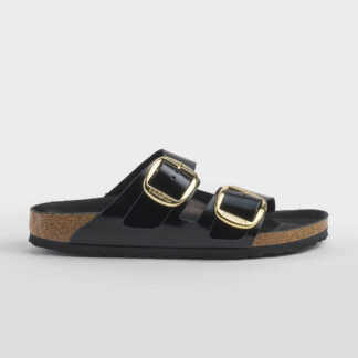BIRKENSTOCK DONNA CALZATURE ARIZONA BIG BUCKLE SHINE BLACK 37-2, 38-2, 39, 40-2, 41-2 immagine n. 1/5