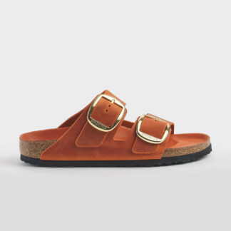 BIRKENSTOCK DONNA CALZATURE ARIZONA BIG BUCKLE PELLE ORANGE 36, 37-2, 38-2, 39, 40-2 immagine n. 1/5