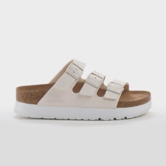 BIRKENSTOCK UNISEX CALZATURE FLORIDA PLATFORM GESSO 36, 37-2, 38-2, 39, 40-2, 41-2 immagine n. 1/5