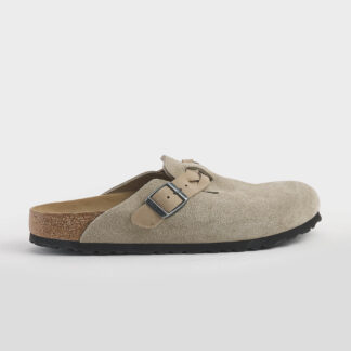 BIRKENSTOCK UNISEX CALZATURE BOSTON CAMOSCIO TAUPE TRECCIA 36, 39, 40-2, 41-2 immagine n. 1/5