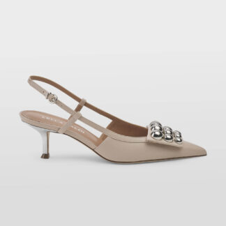LELLA BALDI DONNA CALZATURE SLINGBACK PELLE CIPRIA 38 immagine n. 1/5