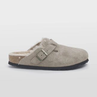 BIRKENSTOCK UNISEX CALZATURE BOSTON SHEARLING TAUPE 37-2, 39, 40-2, 41-2 immagine n. 1/5