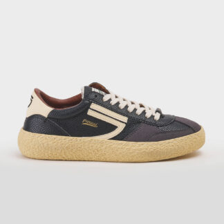 PURAI UOMO CALZATURE SNEAKERS PELLE NERO ECLIPSE 40-2, 41-2, 42, 43, 44-2, 45 immagine n. 1/5