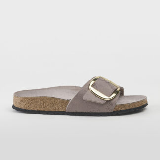 BIRKENSTOCK DONNA CALZATURE MADRID BIG BUCKLE PITONE TAUPE 36, 38-2, 39, 41-2 immagine n. 1/5
