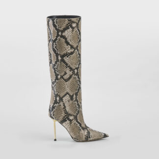NINALILOU DONNA CALZATURE STIVALE PITONE ROCCIA 37-2, 38-2, 39 immagine n. 1/5