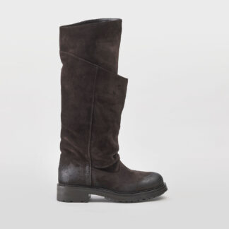 STRATEGIA DONNA CALZATURE BIKER CAMOSCIO EBANO 37-2, 38-2, 39, 40-2 immagine n. 1/5