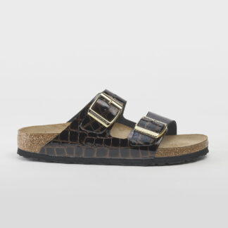 BIRKENSTOCK DONNA CALZATURE ARIZONA STAMPA COCCO NERO 36, 37-2, 38-2, 39, 40-2, 41-2 immagine n. 1/5