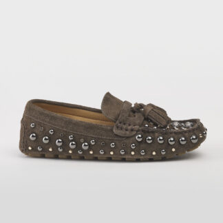 STRATEGIA DONNA CALZATURE MOCASSINO CAMOSCIO CUOIO BORCHIE 36, 37-2, 38-2, 39, 40-2, 41-2 immagine n. 1/5