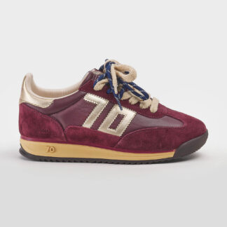 BACK 70 DONNA CALZATURE SNEAKERS RUNNING CAMOSCIO VINO 36, 37-2, 38-2, 39, 40-2, 41-2 immagine n. 1/5