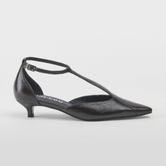 BIBI LOU DONNA CALZATURE DECOLTE T-BAR PELLE MARRONE 36, 37-2, 38-2, 39, 40-2, 41-2 immagine n. 1/5