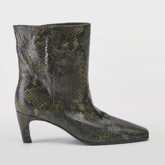STRATEGIA DONNA CALZATURE STIVALETTO STAMPA PITONE ARMY 36, 38-2, 39, 40-2 immagine n. 1/5