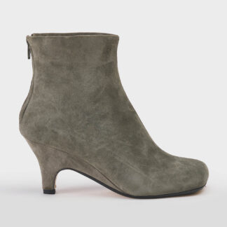 JAM DONNA CALZATURE STIVALETTO ZIP CAMOSCIO OLIVA 36, 37-2, 38-2, 39, 40-2, 41-2 immagine n. 1/5