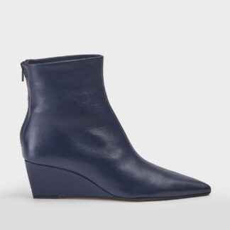 JAM DONNA CALZATURE STIVALETTO ZEPPINA PELLE BLU 36, 37-2, 38-2, 39, 40-2 immagine n. 1/5