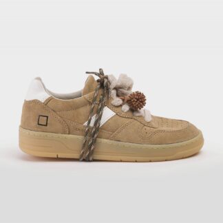 D.A.T.E DONNA CALZATURE SNEAKERS CAMOSCIO CUOIO 36, 37-2, 38-2, 39, 40-2 immagine n. 1/5