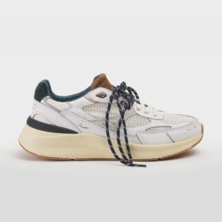 D.A.T.E UOMO CALZATURE SNEAKERS RUNNING BIANCO VERDE 40-2, 41-2, 42, 43, 44-2, 45 immagine n. 1/5