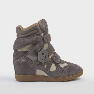 STEVE MADDEN DONNA CALZATURE SNEAKERS ZEPPA IN CAMOSCIO TAUPE 36, 37-2, 37, 38-2, 38, 39, 40-2, 41-2 immagine n. 1/5