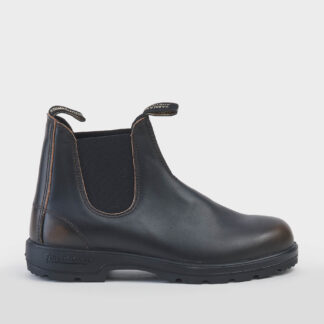 BLUNDSTONE UNISEX BEATLES CHELSEA BOOTS PELLE VINTAGE BROWN 6-2, 7, 7-2, 8, 8-2, 9-2, 9, 10, 10-2 immagine n. 1/5