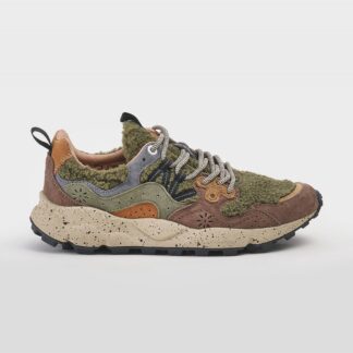 FLOWER MOUNTAIN DONNA Donna SNEAKERS RUNNING PELO MILITARE 36, 37-2, 38-2, 39, 40-2 immagine n. 1/5