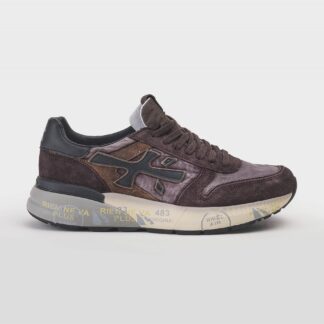 PREMIATA UOMO CALZATURE SNEAKERS MICK CAMOSCIO MARRONE VIOLA 40-2, 41-2, 42, 43, 44-2, 45 immagine n. 1/5