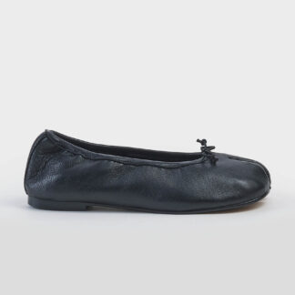 STEVE MADDEN DONNA BALLERINA BALLERINA TABI IN PELLE NERO 37-2, 37, 38-2, 39, 40-2, 41-2 immagine n. 1/5
