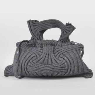 PLEATS DONNA BORSA BIG BOW BAG  GLITTER STONE un immagine n. 1/5