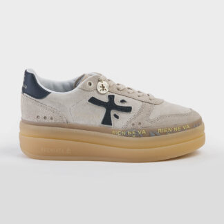 PREMIATA DONNA CALZATURE SNEAAKERS MICOL CAMOSCIO SABBIA BLU 36, 37-2, 38-2, 39, 41-2 immagine n. 1/5