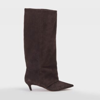 STEVE MADDEN DONNA CALZATURE STIVALE CAMOSCIO MARRONE 36, 37-2, 37, 38-2, 38, 39, 40-2 immagine n. 1/5