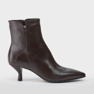 POMME D'OR DONNA CALZATURE STIVALETTO IN PELLE MORO 36, 37-2, 37, 38-2, 38, 39, 40-2, 41-2 immagine n. 1/5