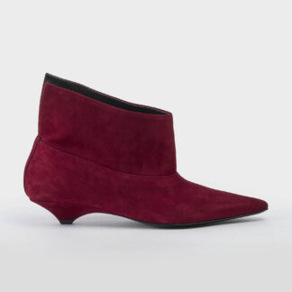 VIC MATIE' DONNA CALZATURE ANKLE BOOT CAMOSCIO ROSSO 36, 37-2, 38-2, 39, 40-2 immagine n. 1/5