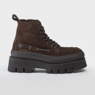 COPENHAGEN DONNA CALZATURE ANFIBIO CAMOSCIO CHOCLATE 36, 37-2, 38-2, 39, 40-2 immagine n. 1/5