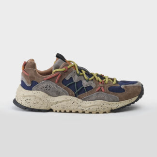 FLOWER MOUNTAIN UOMO CALZATURE SNEAKERS RUNNING BLU NOCCIOLA 40-2, 41-2, 42, 43, 44-2 immagine n. 1/5