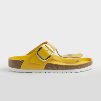 BIRKENSTOCK DONNA CALZATURE GIZEH BIG PELLE SPAZZOLATA GIALLO 37-2, 38-2, 39, 40-2, 41-2 immagine n. 1/5