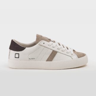 D.A.T.E UOMO CALZATURE SNEAKERS PELLE BIANCO MORO TORTORA 40-2, 41-2, 42, 43, 44-2, 45 immagine n. 1/5