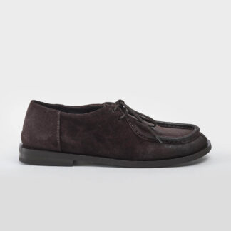 ELENA IACHI DONNA ALLACCIATA ALLACCIATA CAMOSCIO EBANO 36, 37-2, 37, 39, 40-2, 41-2 immagine n. 1/5
