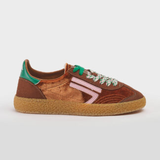 PURAI DONNA CALZATURE SNEAKERS VELLUTO BRONZO 36, 37-2, 38-2, 39, 40-2, 41-2 immagine n. 1/4
