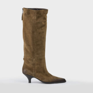 ELENA IACHI DONNA CALZATURE STIVALE CAMOSCIO NOCE 36, 37-2, 38, 39, 40-2, 41-2 immagine n. 1/5