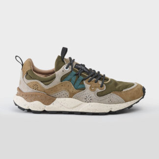 FLOWER MOUNTAIN UOMO CALZATURE SNEAKERS RUNNING CUOIO TORTORA 40-2, 41-2, 42, 43, 44-2, 45 immagine n. 1/5