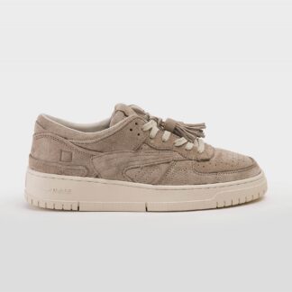 D.A.T.E UOMO CALZATURE SNEAKERS CAMOSCIO TAUPE NAPPINA 40-2, 41-2, 42, 43, 44-2, 45 immagine n. 1/5