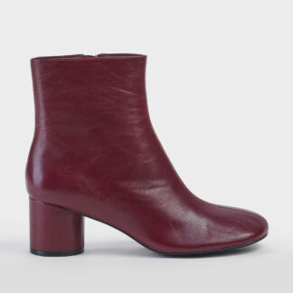LOAFER DONNA CALZATURE STIVALETTO PELLE VINO 37-2, 38-2, 39, 40-2 immagine n. 1/5